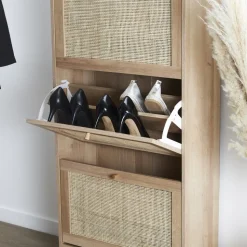 Szafka na buty TIVO rattanowy front 113 cm