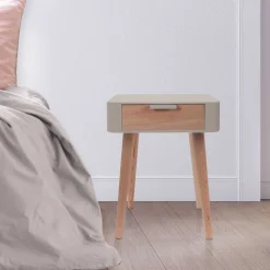 Szafka nocna WENDY z szufladą taupe