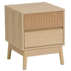 Szafka nocna z dwiema szufladami NAROA 48 cm