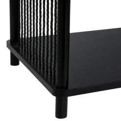 Szafka pod TV MANILA czarna 80x40x56 cm