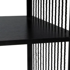 Szafka pod TV MANILA czarna 80x40x56 cm