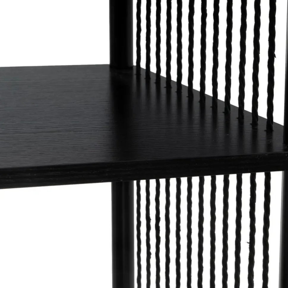 Szafka pod TV MANILA czarna 80x40x56 cm