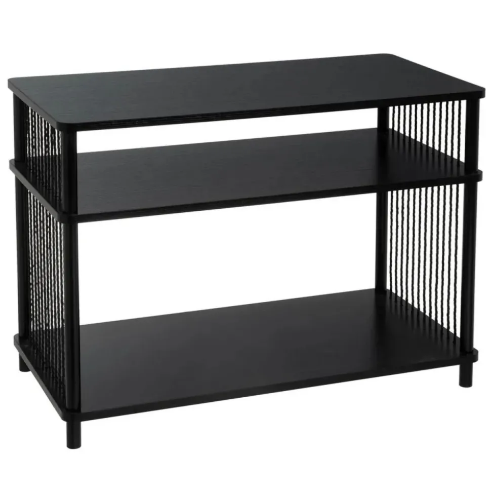 Szafka pod TV MANILA czarna 80x40x56 cm