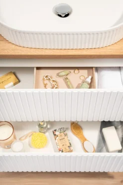 Szafka pod umywalkę z półką Rilla White 80 cm