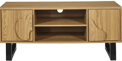 Szafka RTV NORD z frezem 3D 110 cm