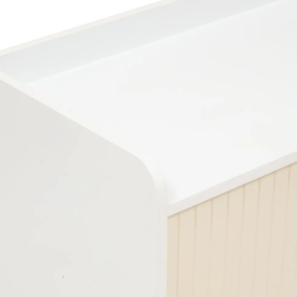 Szafka z 4 półkami Bouli 71 cm beżowa