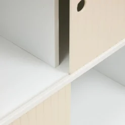 Szafka z 4 półkami Bouli 71 cm beżowa