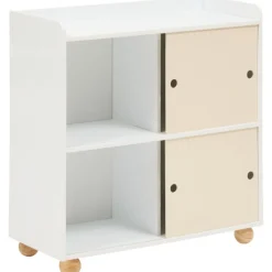 Szafka z 4 półkami Bouli 71 cm beżowa