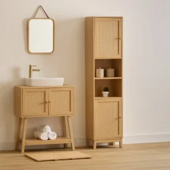 Szafka łazienkowa Cane pod umywalkę 70 cm brązowa * 5five Simply Smart Outlet