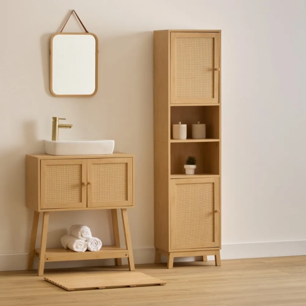 Szafka łazienkowa Cane pod umywalkę 70 cm brązowa * 5five Simply Smart Outlet
