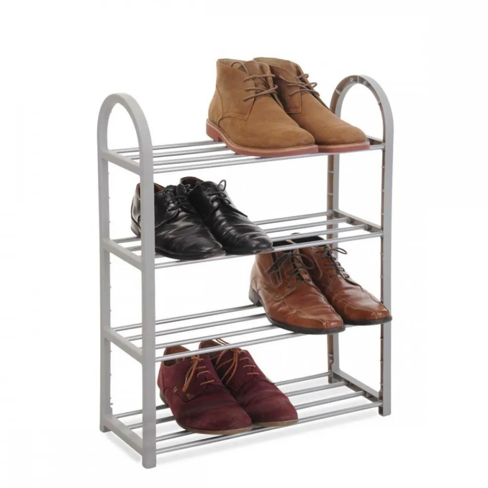 Szafka na buty 4 poziomy szara 65 cm * H&S Decoration Outlet