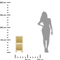 Szafka nocna dla dzieci Bouli 64 cm beż * Atmosphera