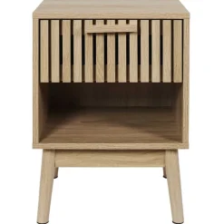 Szafka nocna LINEA z szufladą i półką * HowHomely Clearance