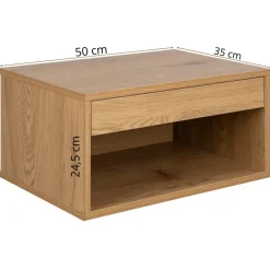 Szafka nocna wisząca z szufladą Cholet * Actona Outlet
