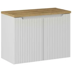 Szafka pod umywalkę z blatem Rilla White 80 cm * HowHomely New
