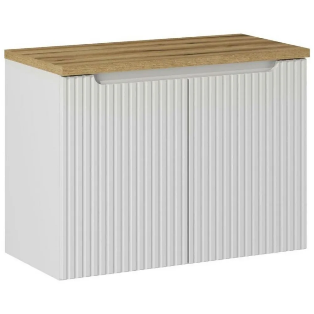 Szafka pod umywalkę z blatem Rilla White 80 cm * HowHomely New