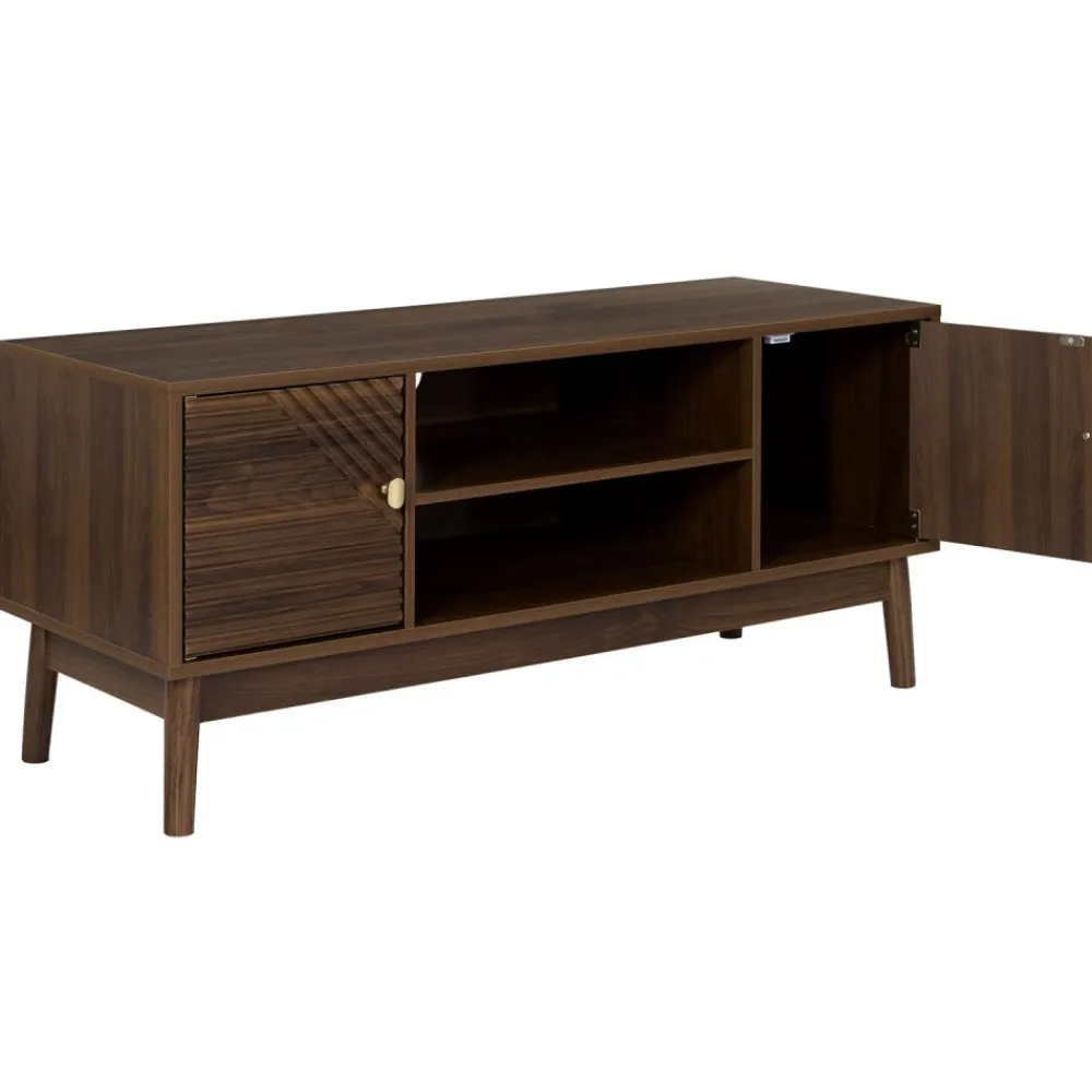 Szafka RTV LARE ciemny orzech * HowHomely Sale