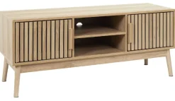 Szafka RTV LINEA ryflowane fronty 117 cm * HowHomely Hot