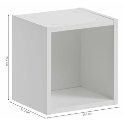 Szafka wisząca kostka Rilla White 26,7 cm * HowHomely