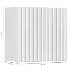 Szafka wisząca zamykana kostka Rilla White 30 cm * HowHomely Hot