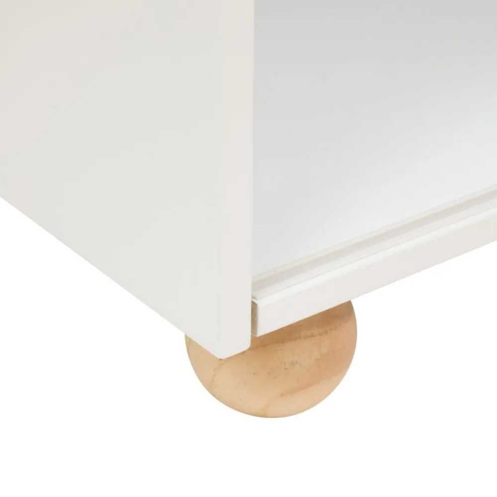 Szafka z 6 półkami Bouli 101 cm beżowa * Atmosphera Online