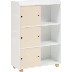 Szafka z 6 półkami Bouli 101 cm beżowa * Atmosphera Online