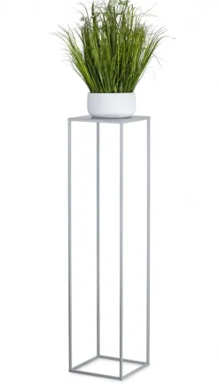 Szary kwietnik stojący 100 cm