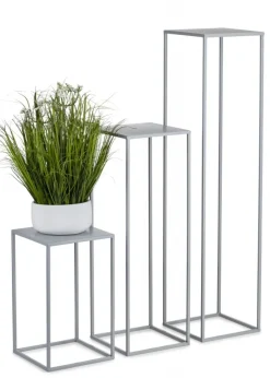Szary kwietnik stojący 100 cm