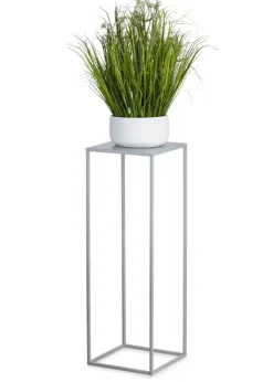 Szary kwietnik stojący 70 cm
