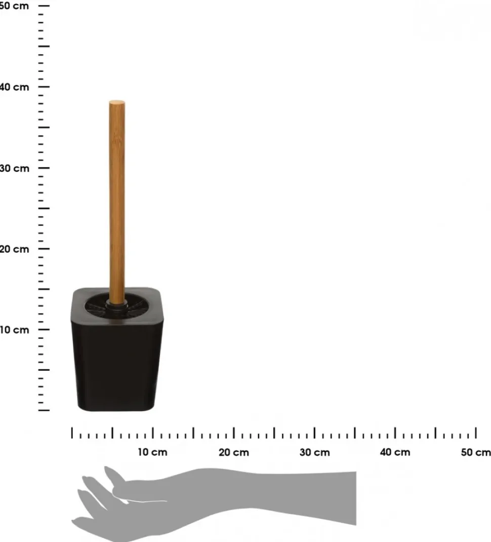 Szczotka do WC Natureo Black