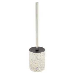 Szczotka toaletowa Terrazzo biała