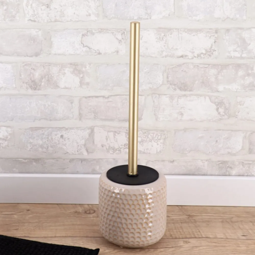 Szczotka toaletowa Nolan ceramiczna beż * TENDANCE Online