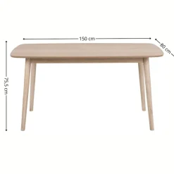 Szeroki stół do jadalni Nagano 150 cm * Actona Sale