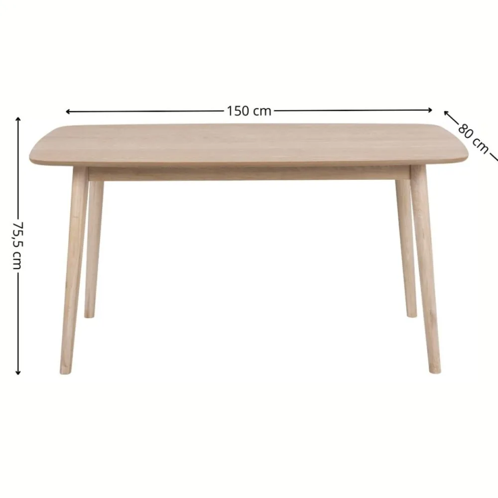 Szeroki stół do jadalni Nagano 150 cm * Actona Sale