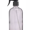 Szklana butelka 500 ml ze spryskiwaczem szara