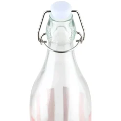 Szklana butelka Ligne 1000 ml różowa