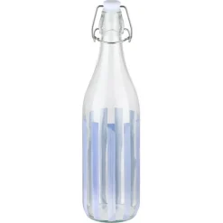 Szklana butelka Ligne 1000 ml niebieska