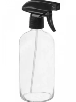 Szklana butelka 500 ml ze spryskiwaczem transparentna * BERILO Sale