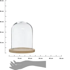 Szklana kopuła dekoracyjna 29,5 cm * Atmosphera Sale