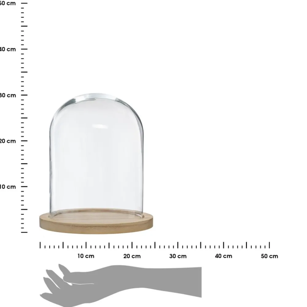 Szklana kopuła dekoracyjna 29,5 cm * Atmosphera Sale