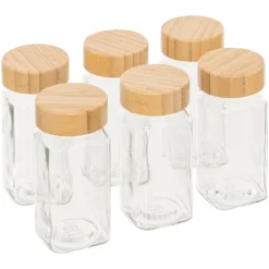Szklane słoiki na przyprawy 6szt. 120ml