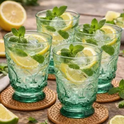 Szklanka BOMBAY GLASS GREEN 350 ml z recyklingowanego szkła