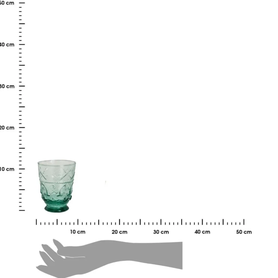 Szklanka BOMBAY GLASS GREEN 350 ml z recyklingowanego szkła