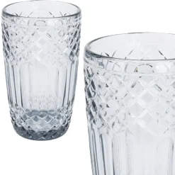 Szklanka do napojów 380 ml – szary dymiony