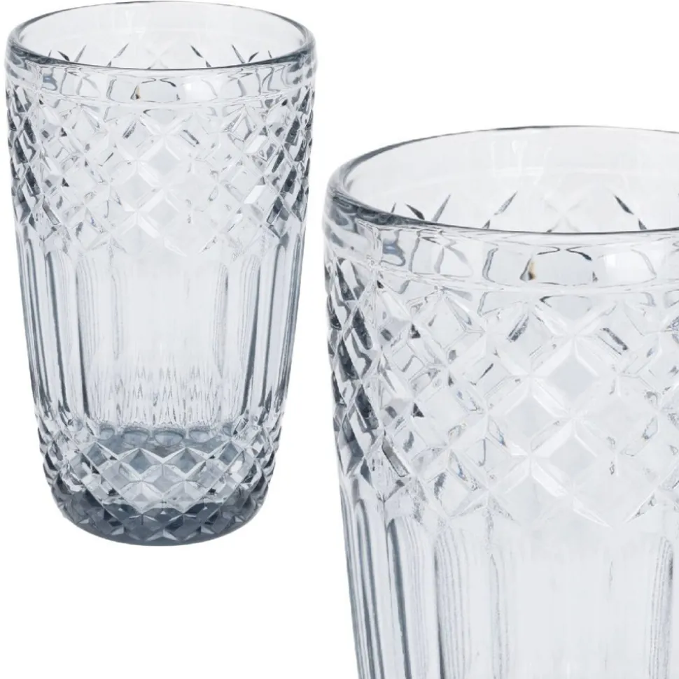 Szklanka do napojów 380 ml – szary dymiony