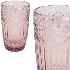 Szklanka do napojów 380 ml – różowa * Siaki Collection Outlet