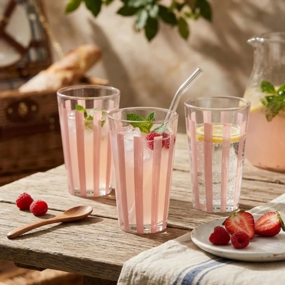 Szklanka na wodę 495 ml 6 szt. Ligne róż * Estia