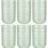 Szklanki do napojów 465 ml 6 szt. Dots Green