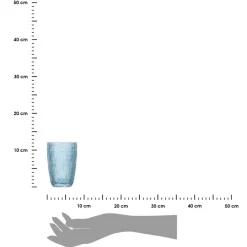 Szklanki do napojów 415 ml 6 szt. Roche niebieskie
