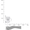 Szklanki do kawy latte + łyżeczki 300 ml * Excellent Houseware Hot